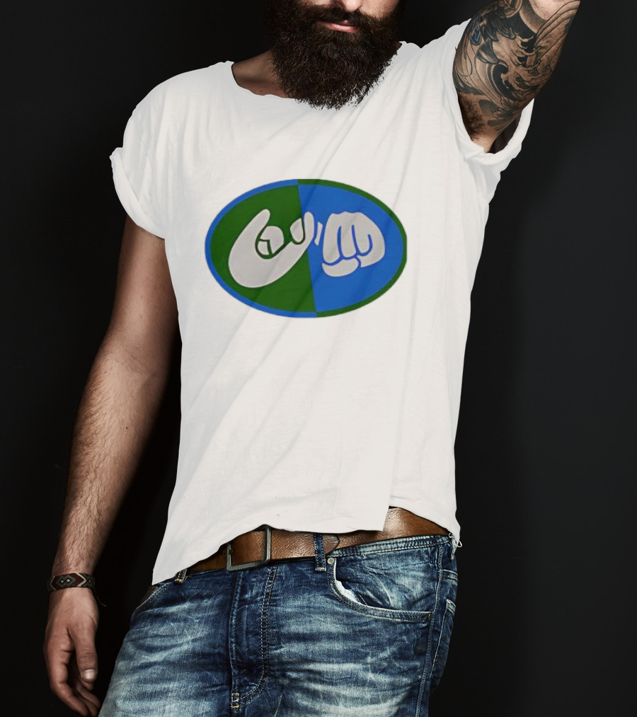 Help With That Request Circle Hand And Fist Icon T-Shirt