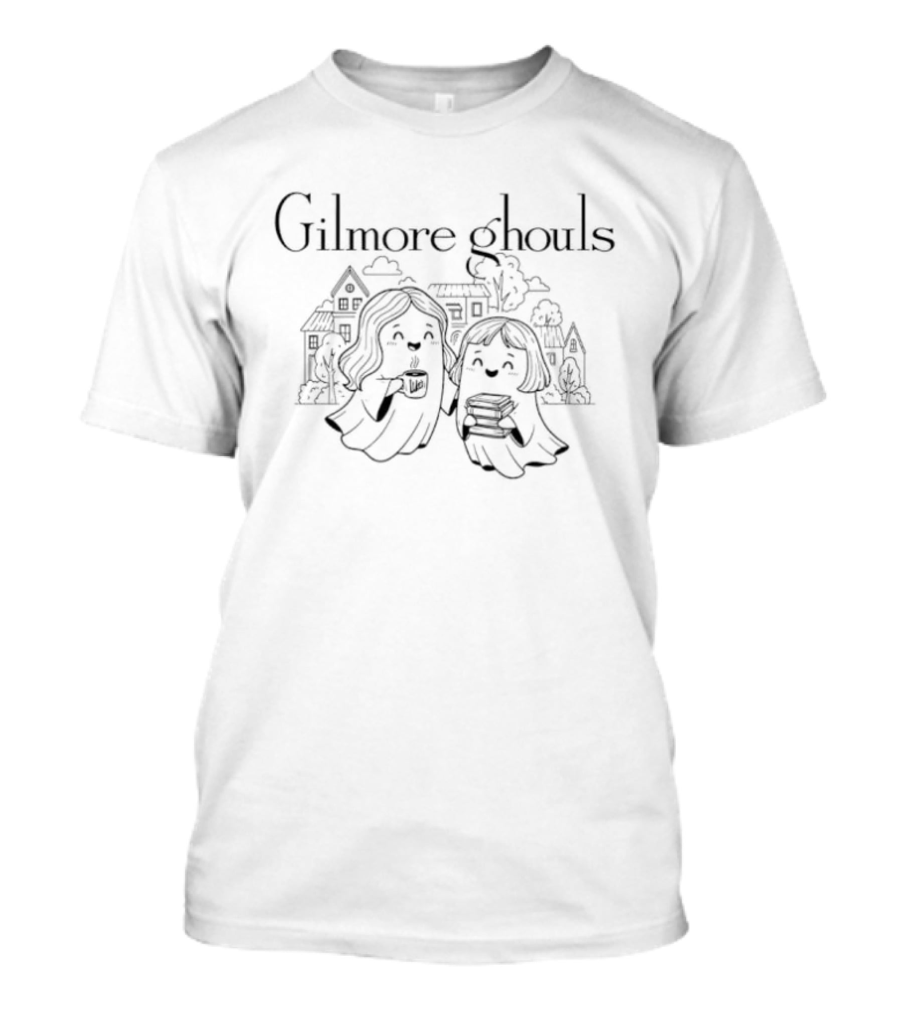 Gilmore Ghouls Halloween Ghosts Stars T-Shirt
