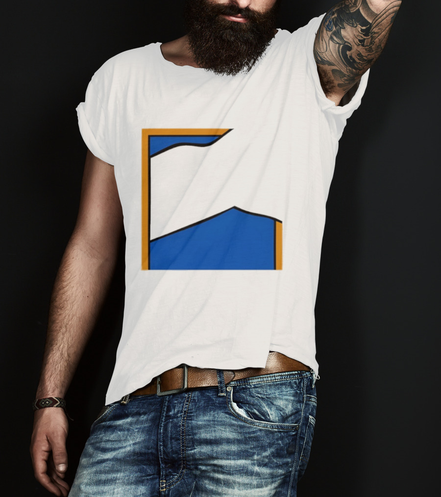 Thechemicalbrothers Kipping Like A Stone Retro Blue Orange Modern Art Style T-Shirt