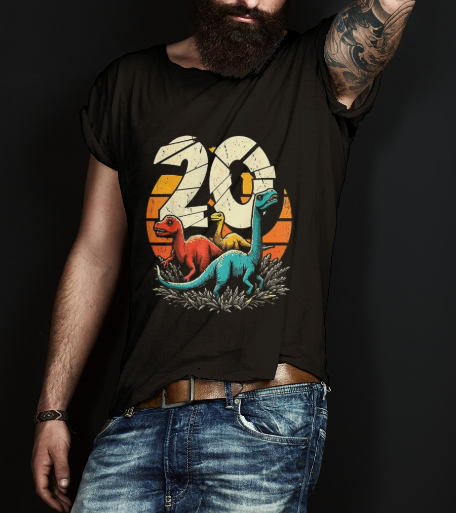 20 Year Old Dinosaur Prehistoric Times T-Shirt