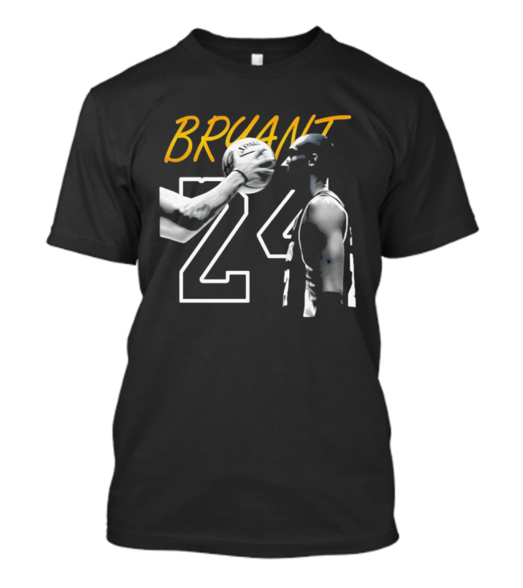 BRYANT 24 SPALDING Basketball NBA Iconic T-Shirt