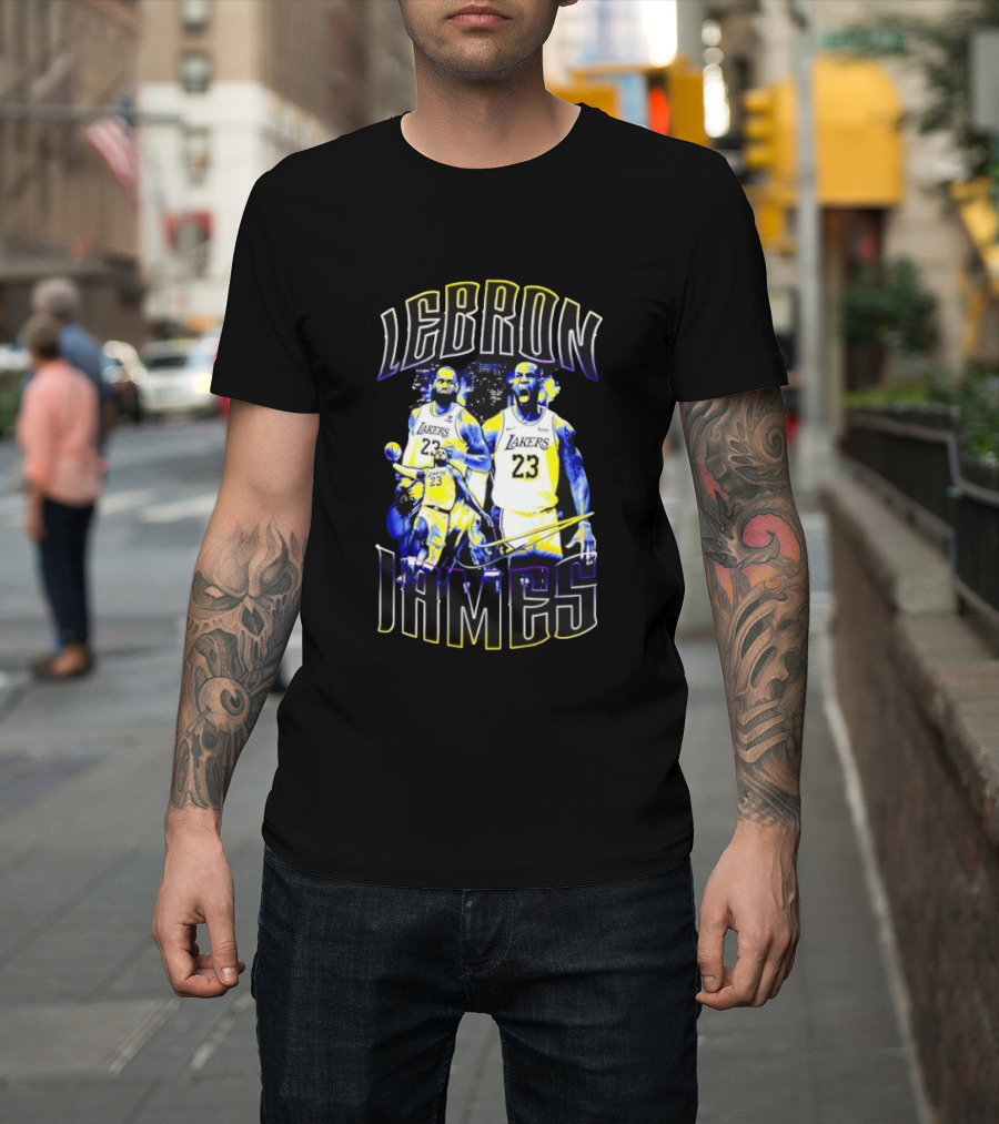 LeBron James Los Angeles Lakers NBA Basketball Legends 23 T-Shirt