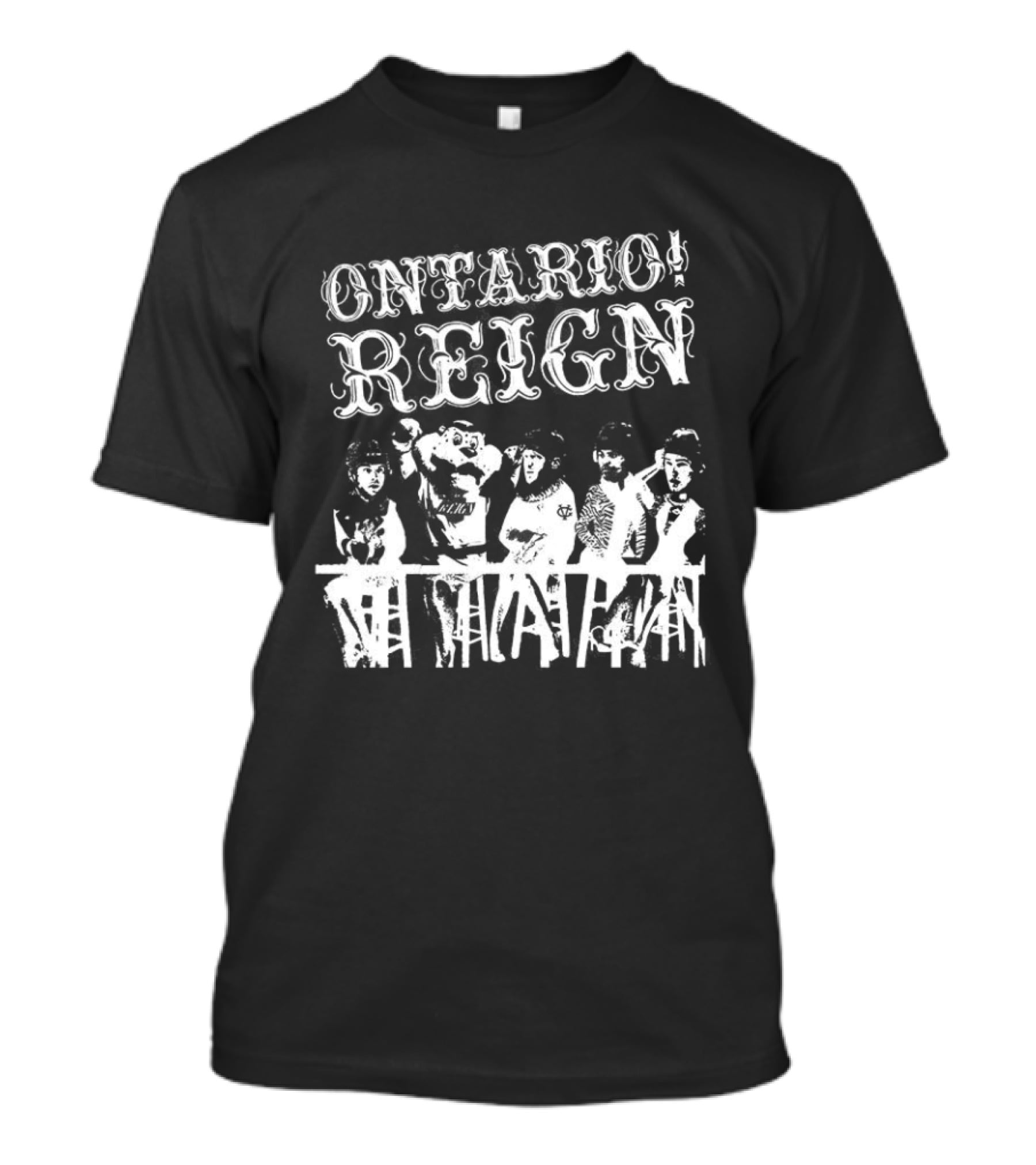Ontario Reign Ice Hockey Emo Punk Theme Night Panic T-Shirt