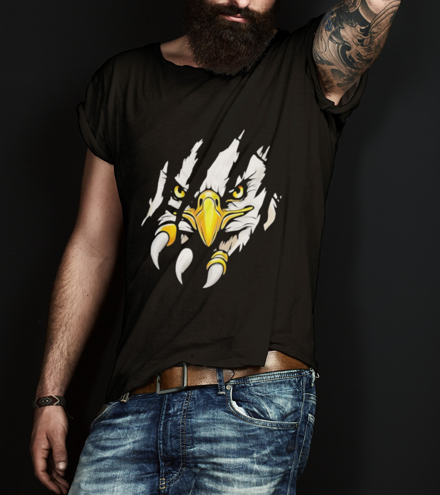 Philadelphia Eagles Fierce Eagle Claw Power T-Shirt