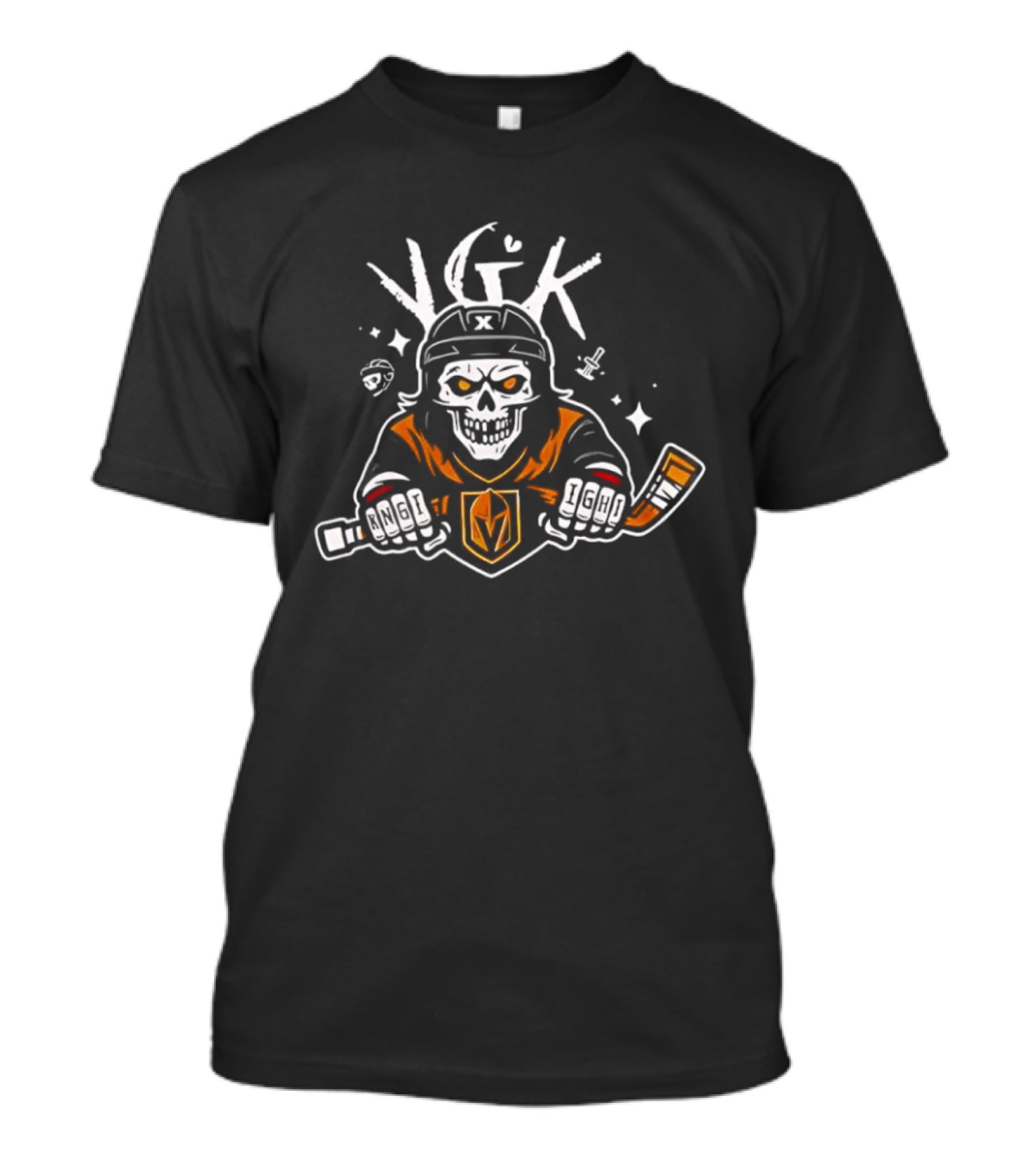 Vegas Golden Knights VGK Skeleton Hockey 25 26 T-Shirt