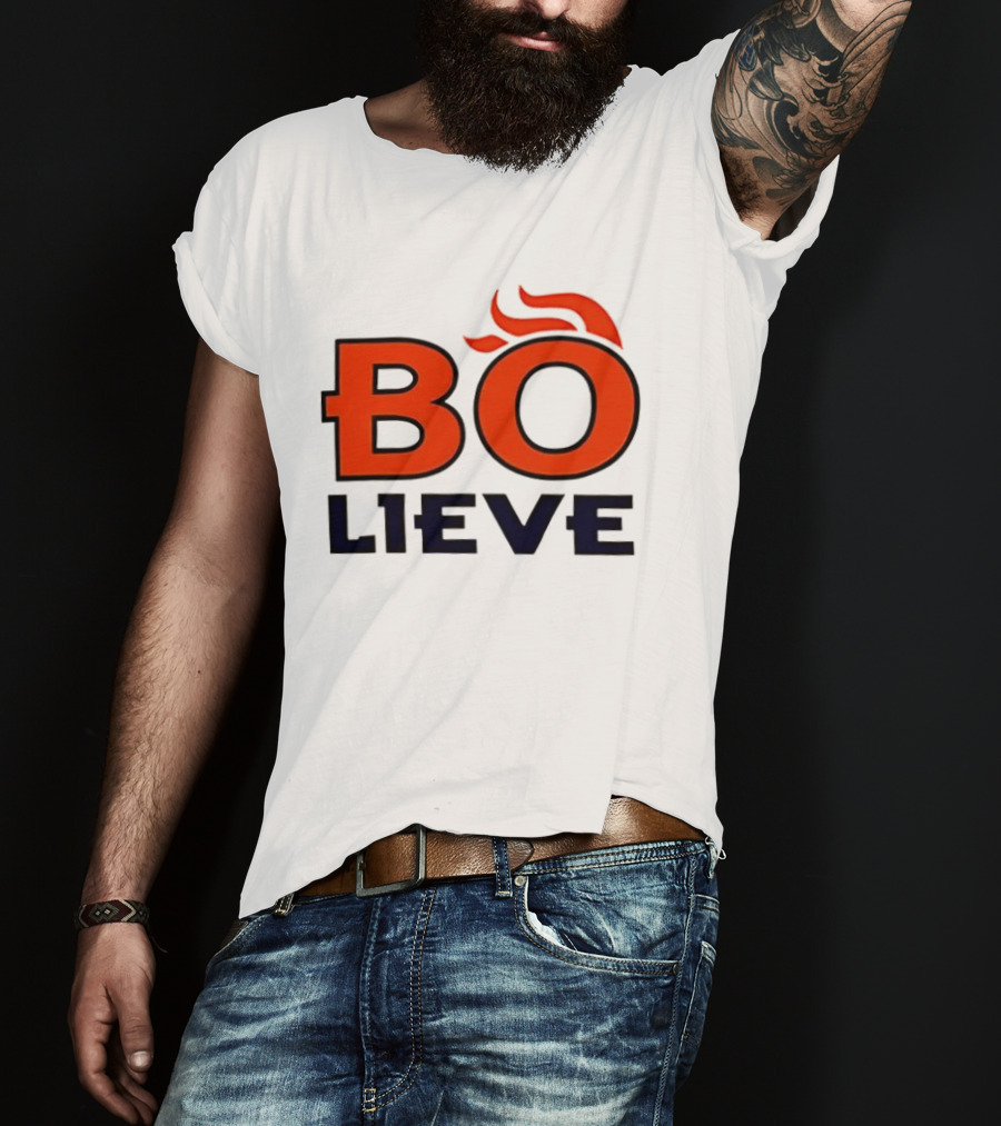 Bo Lieve Denver Broncos Flame T-Shirt