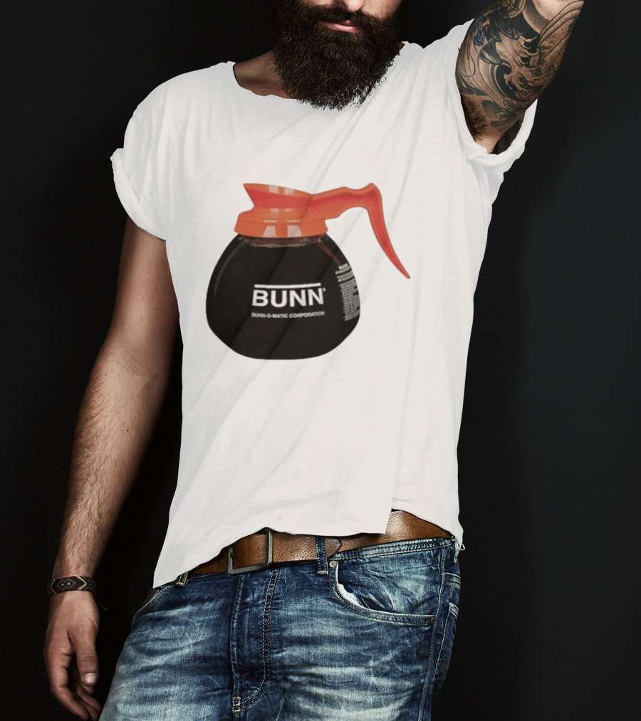 Bunn Coffee Pot Bunn O Matic Corporation Classic Orange Handle T-Shirt