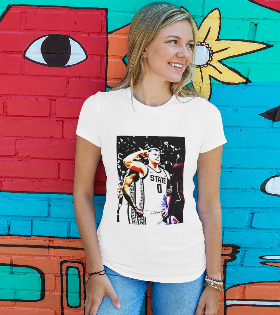 Jaxon Kohler Michigan State Spartans Basketball Jersey T-Shirt