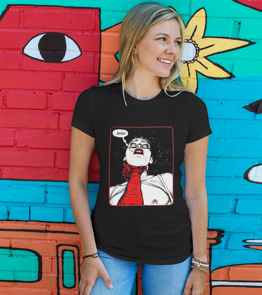 Punzadas De Fantasmas Mujer Con Corbata Rojo Cora 1999 Harder T-Shirt