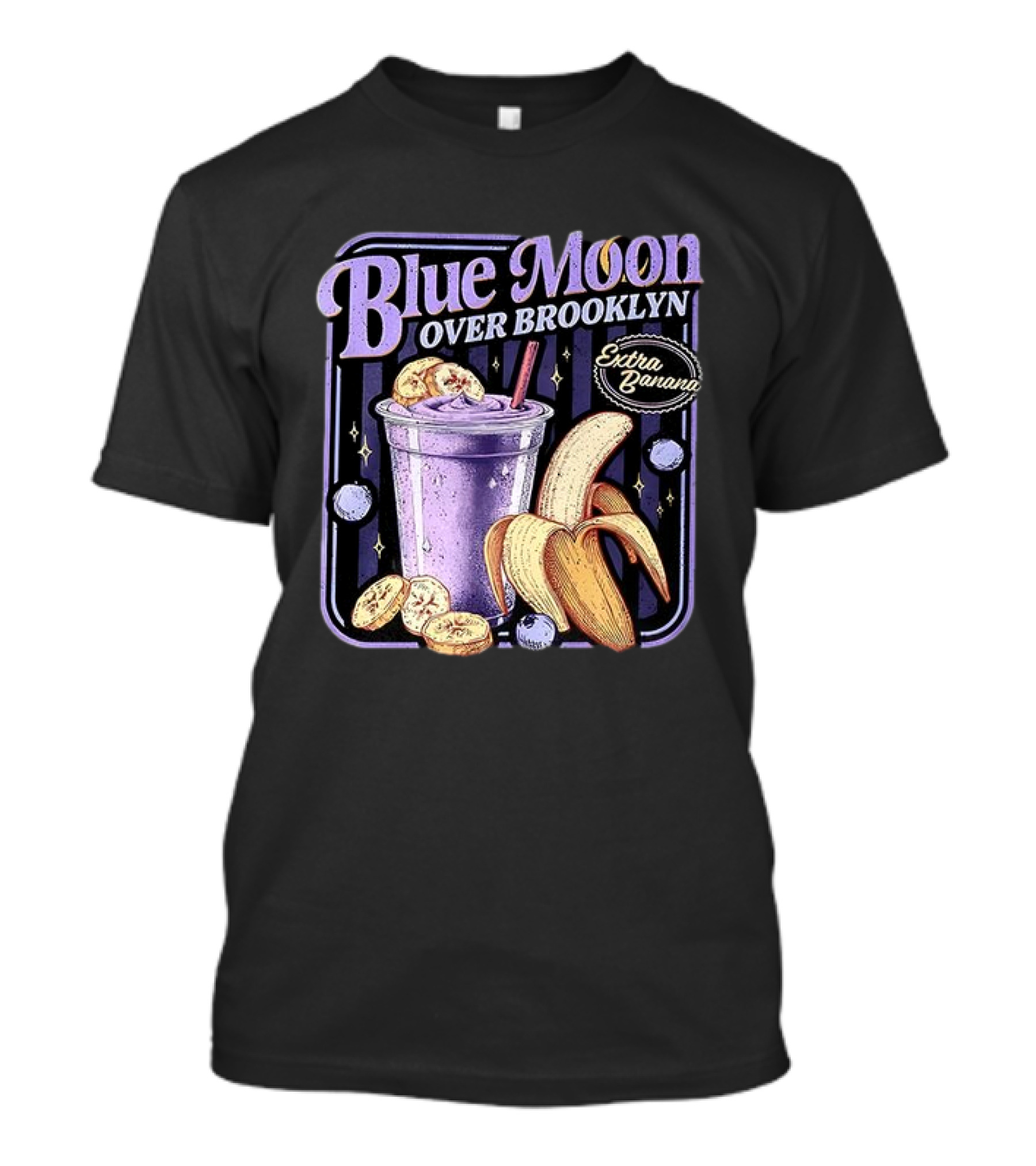 Scott And Kip Blue Moon Over Brooklyn Extra Banana Smoothie T-Shirt