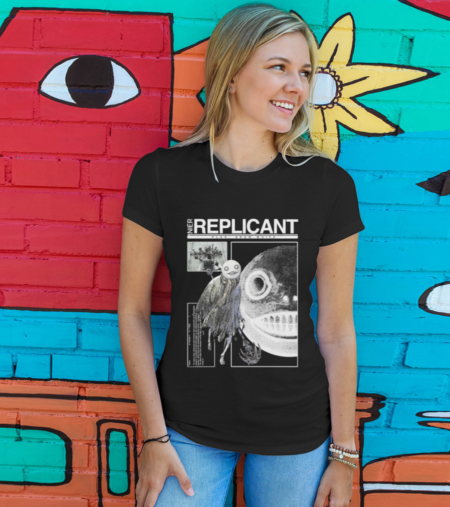 NieR Replicant Plant Snow White Character Illustration Iconic T-Shirt
