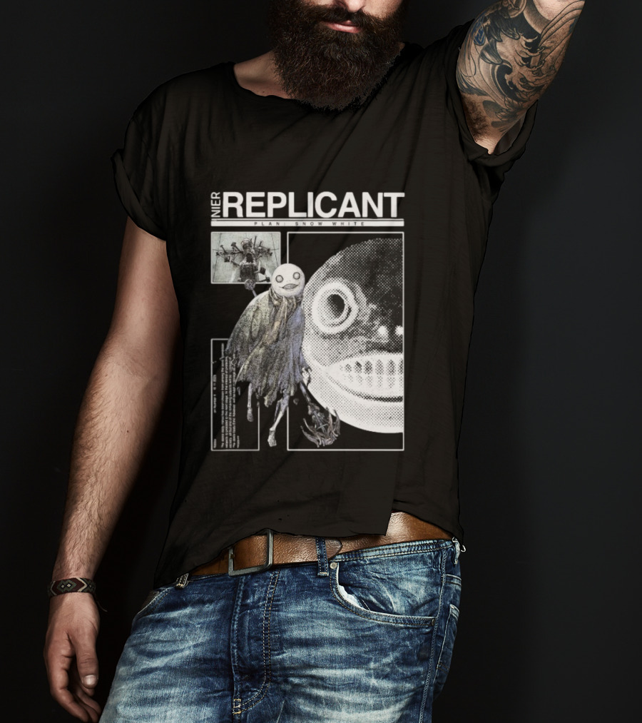 NieR Replicant Plant Snow White Character Illustration Iconic T-Shirt