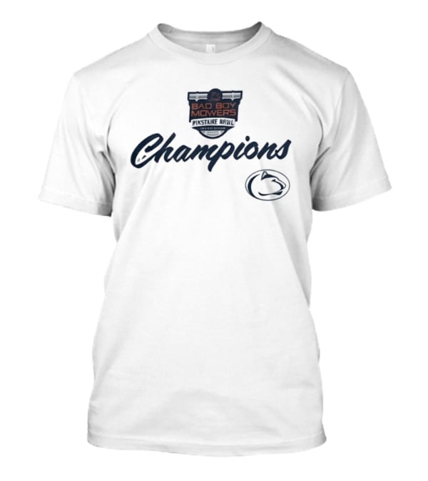 2026 Bad Boy Mowers Pinstripe Bowl Champions Penn State Nittany Lions T-Shirt