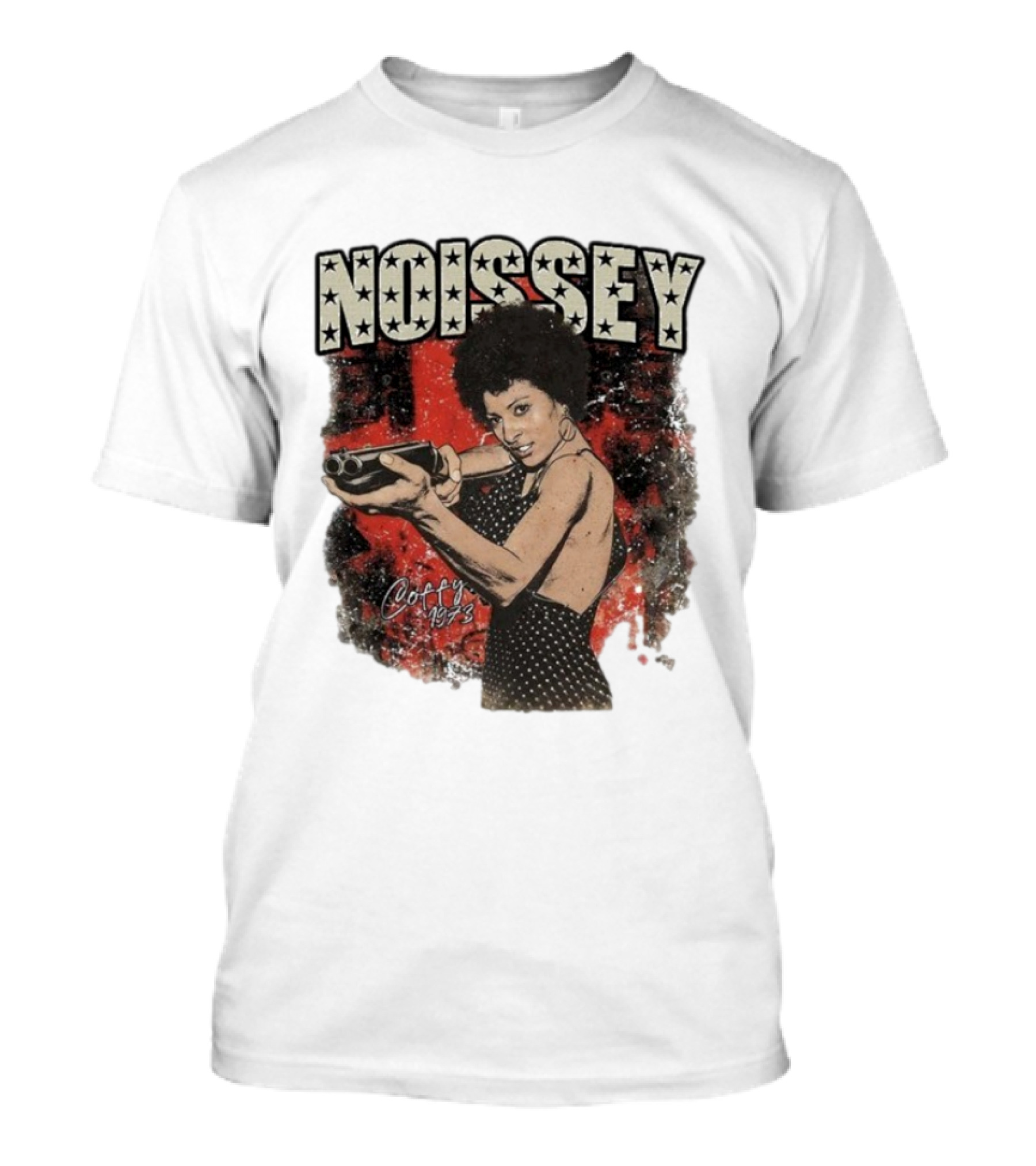 Noissey Coffy 1973 Retro Movie Character Print T-Shirt