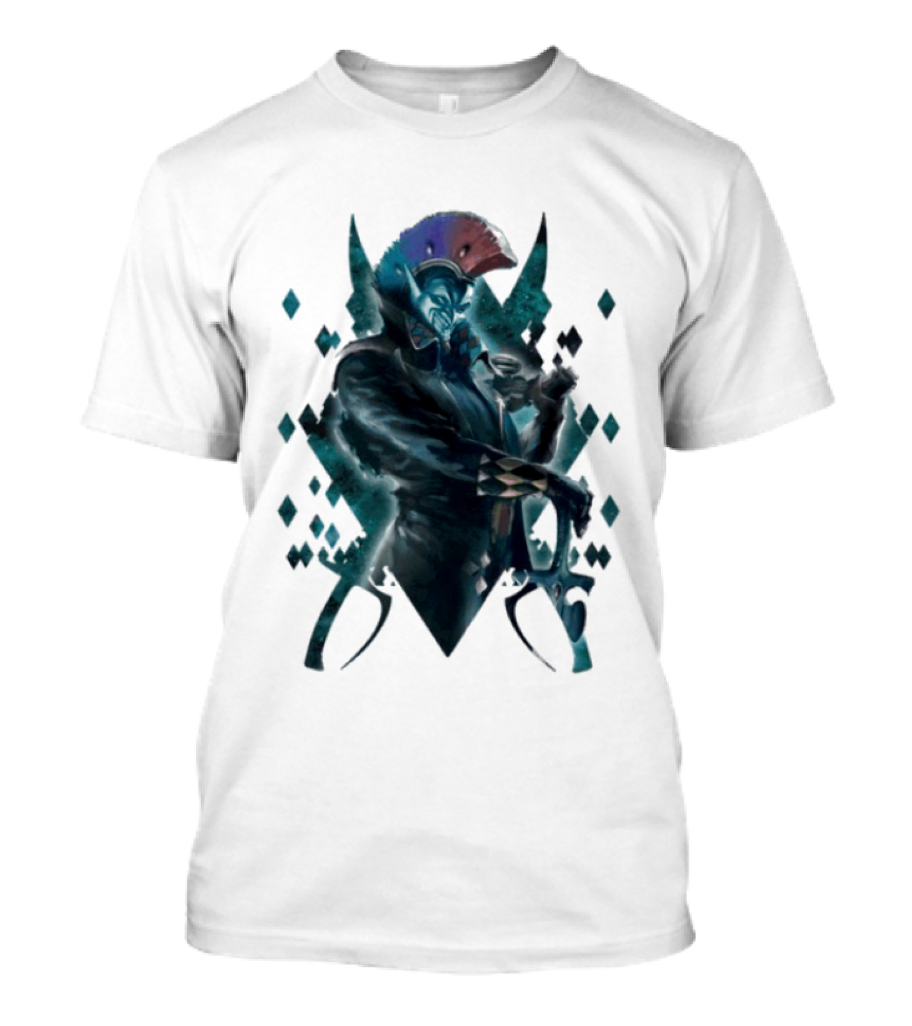 Warhammer 40 000 Aeldari Harlequin Character Iconic Fantasy Gaming T-Shirt