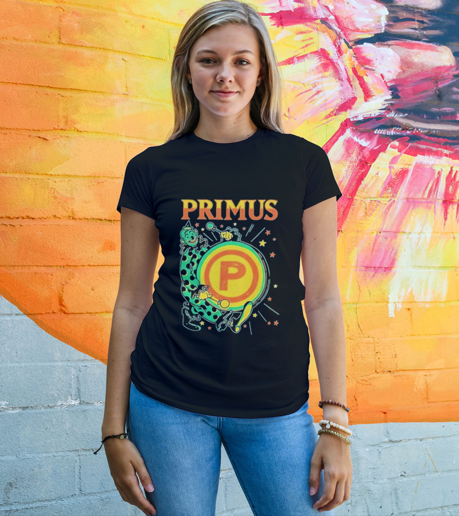 Primus Send In The Clowns New Year's Eve Oakland 2025 Event Featuring Drummer T-Shirt