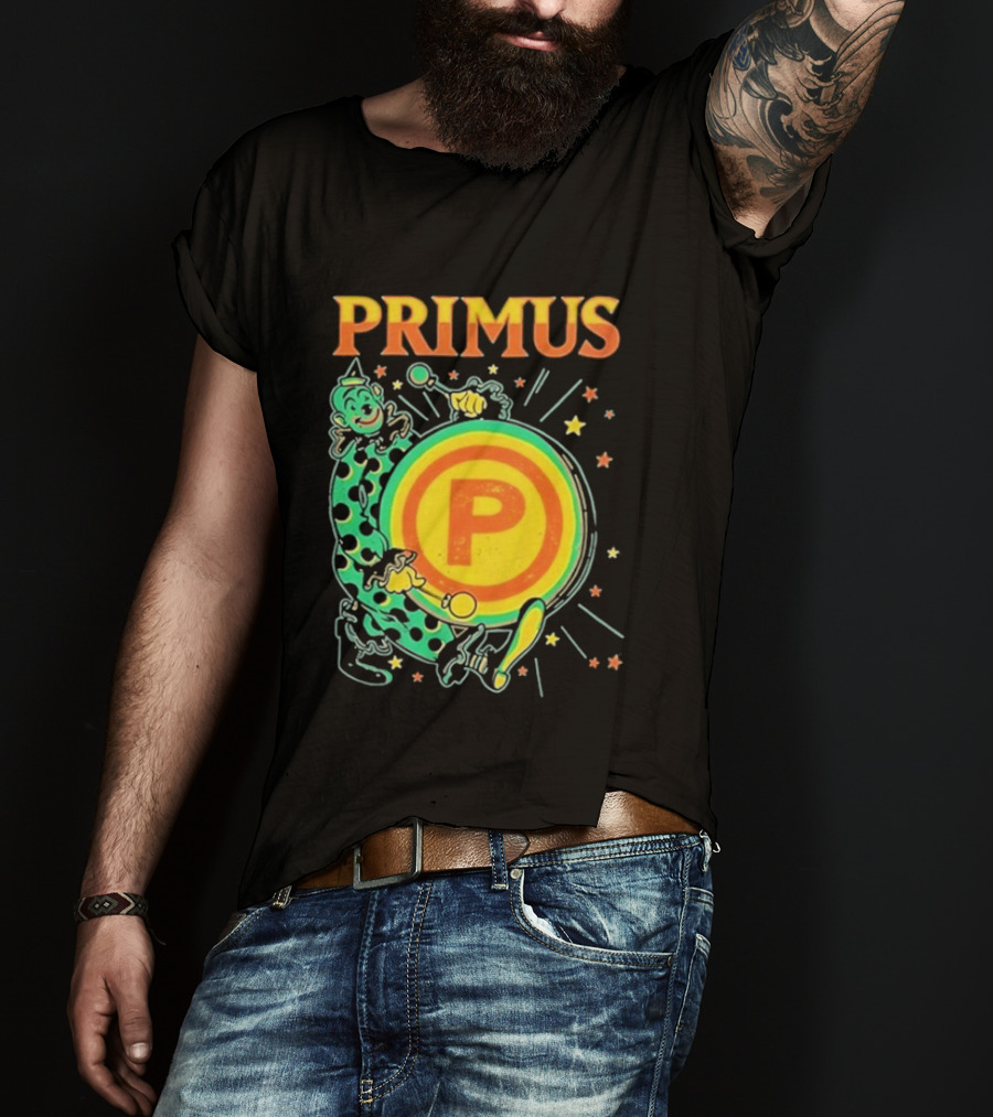Primus Send In The Clowns New Year's Eve Oakland 2025 Event Featuring Drummer T-Shirt