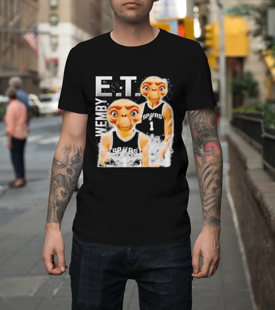 Wemby E.T. Victor Wembanyama San Antonio Spurs Basketball T-Shirt