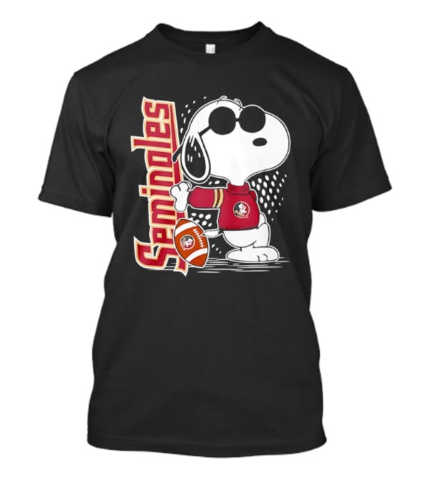 Seminoles Snoopy Joe Cool Football Fan Gear T-Shirt