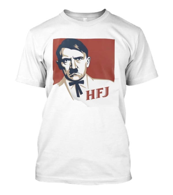 Adolf Hitler HFJ KFC Parody Logo T-Shirt