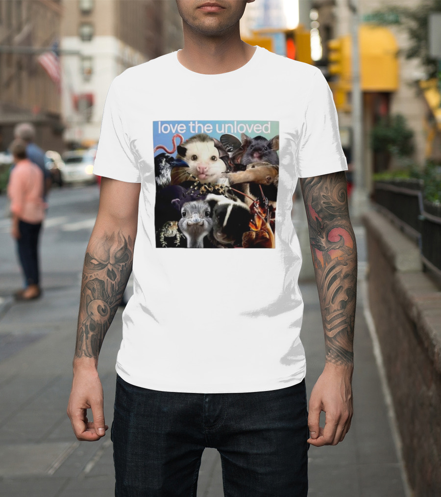 Love The Unloved Animal Collage T-Shirt