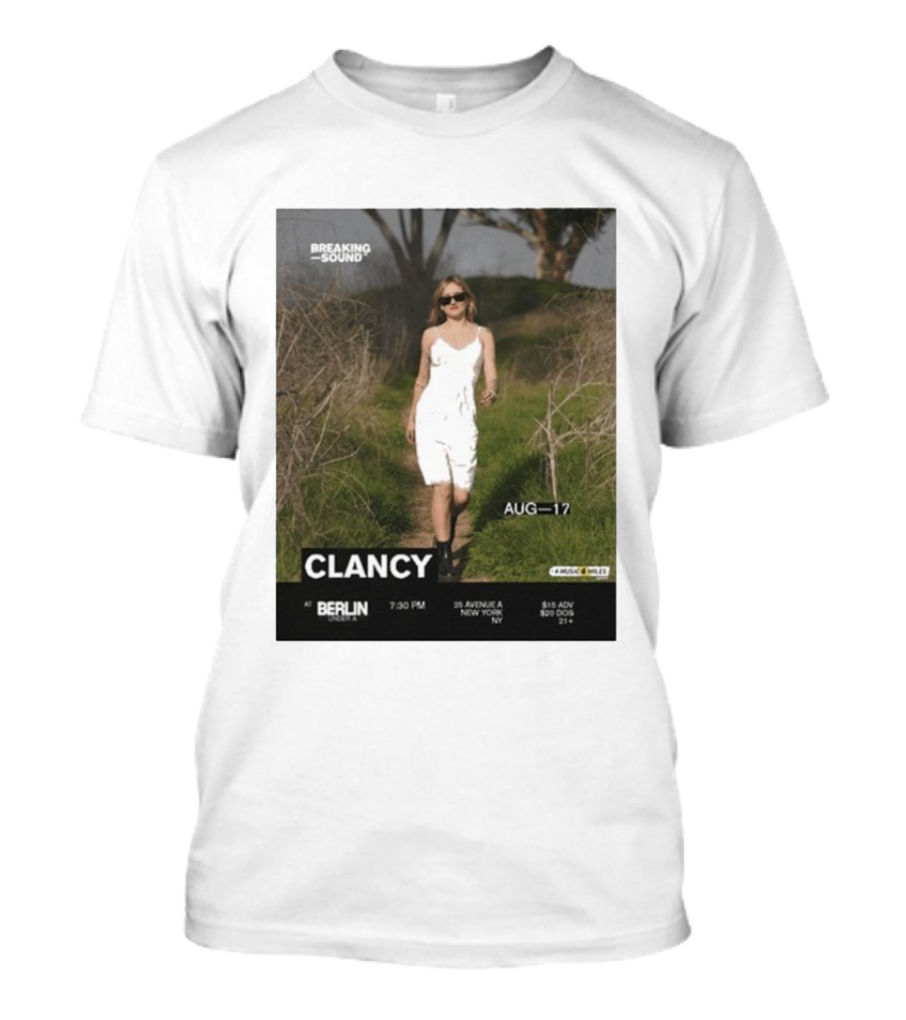 Clancy Breaking Sound Berlin August 17 Event New York Venue Details T-Shirt