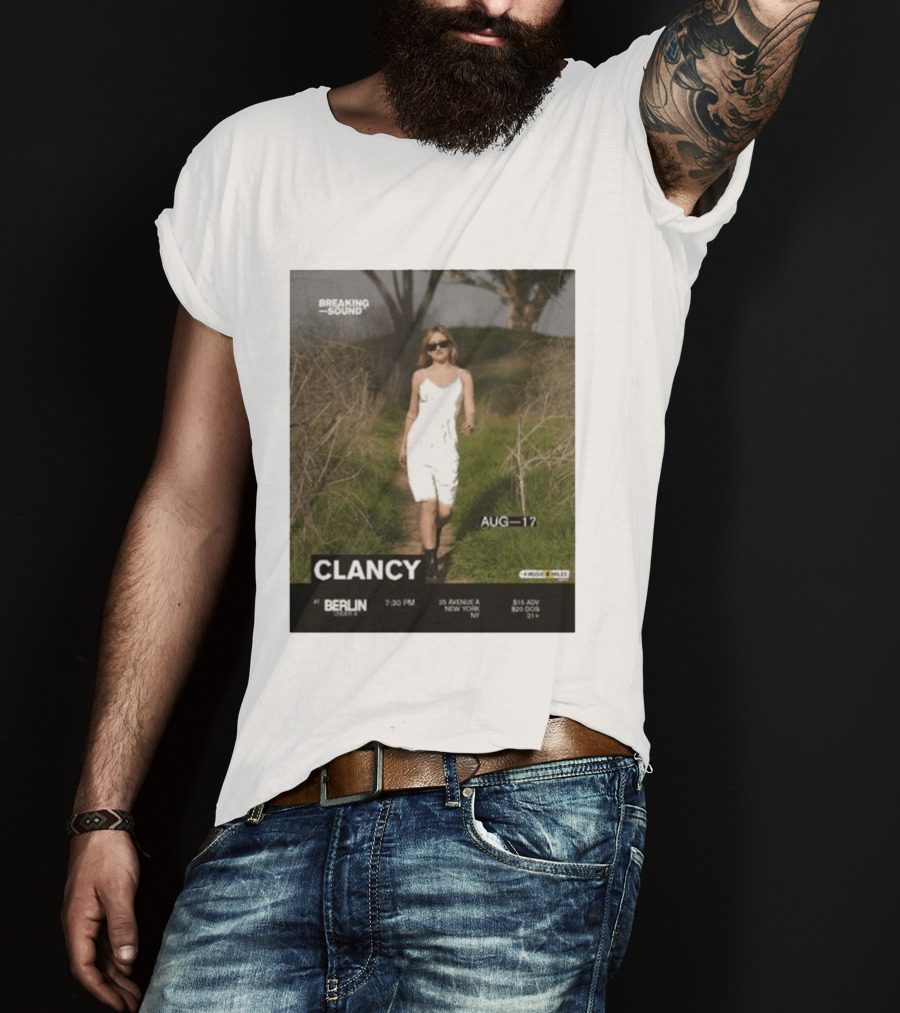 Clancy Breaking Sound Berlin August 17 Event New York Venue Details T-Shirt