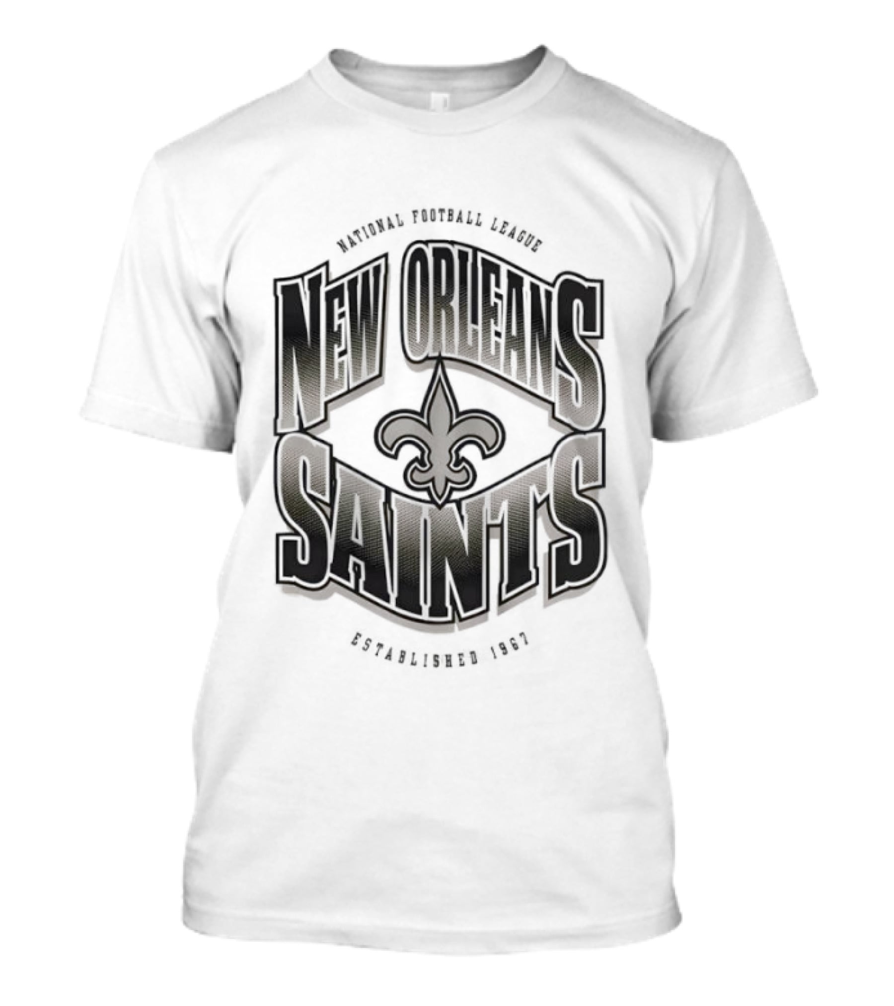 New Orleans Saints National Football League Established 1967 Fleur De Lis T-Shirt