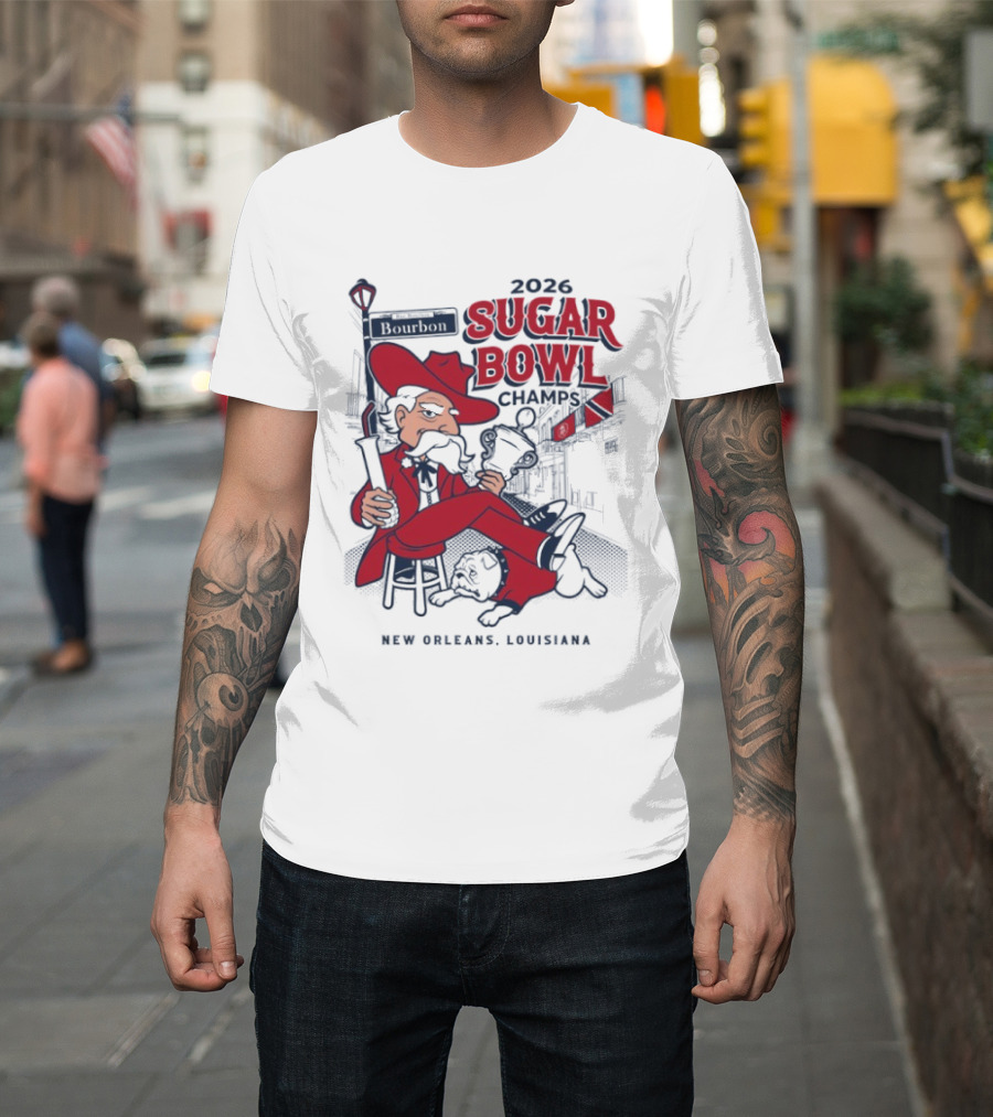 2026 Sugar Bowl Champs Ole Miss Rebels New Orleans Louisiana T-Shirt