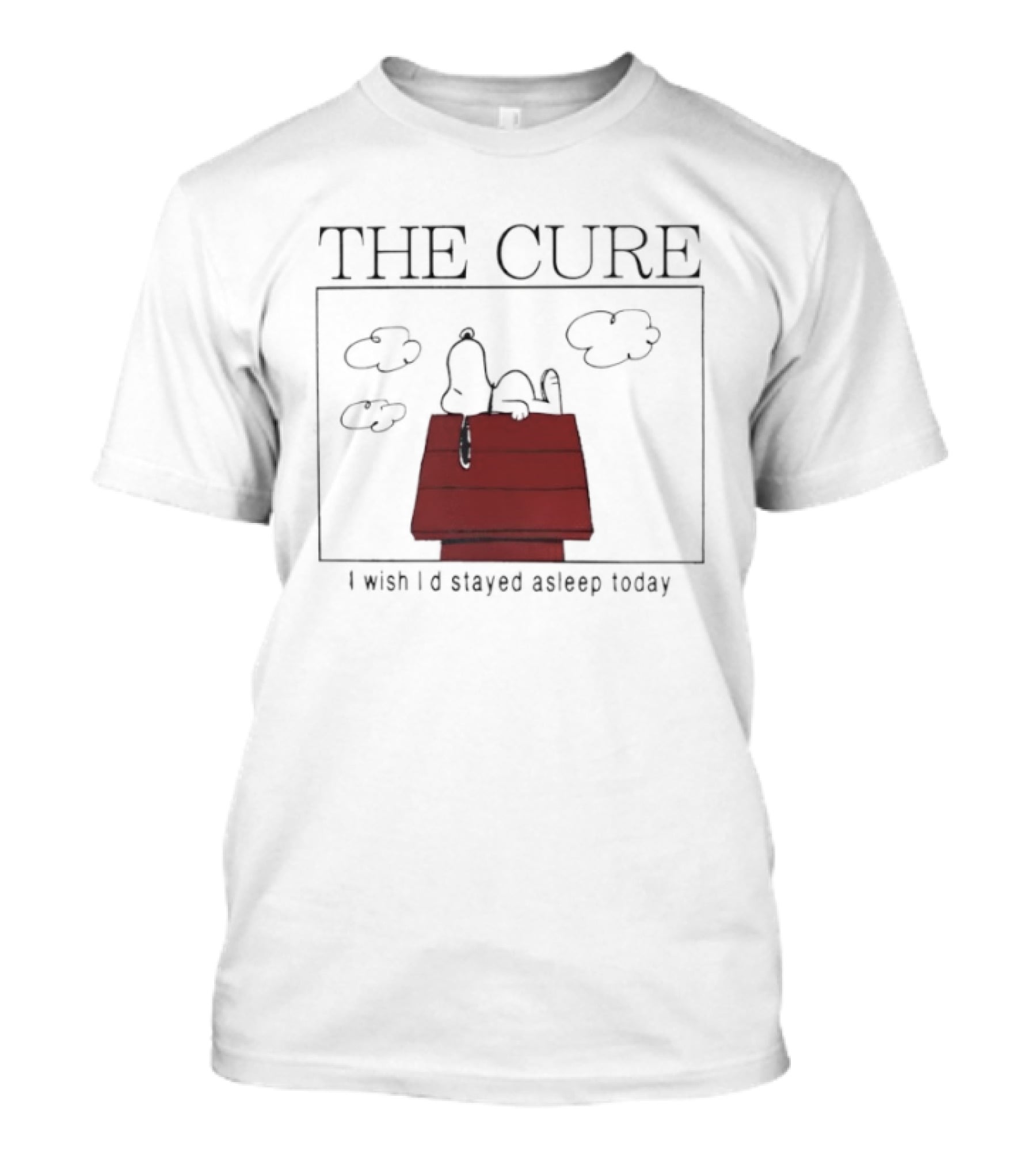 Snoopy The Cure I Wish I’d Stayed Asleep Today T-Shirt
