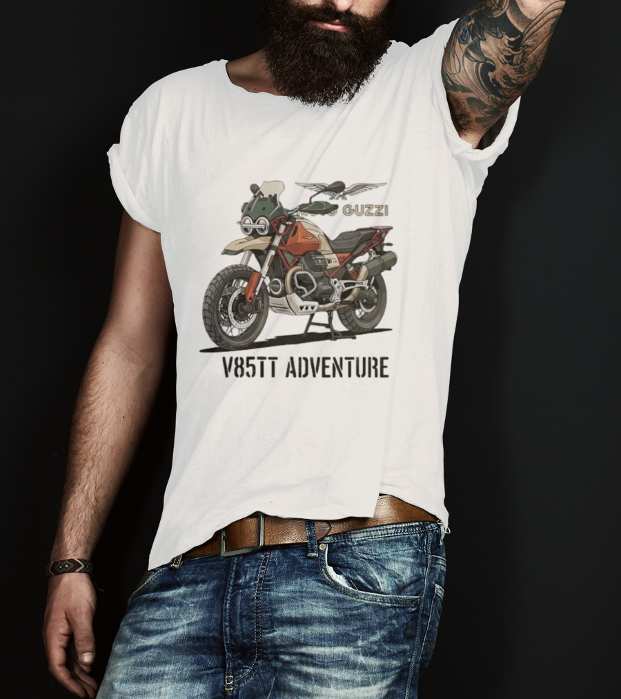 Moto Guzzi V85 TT Adventure Eagles Motorcycle T-Shirt