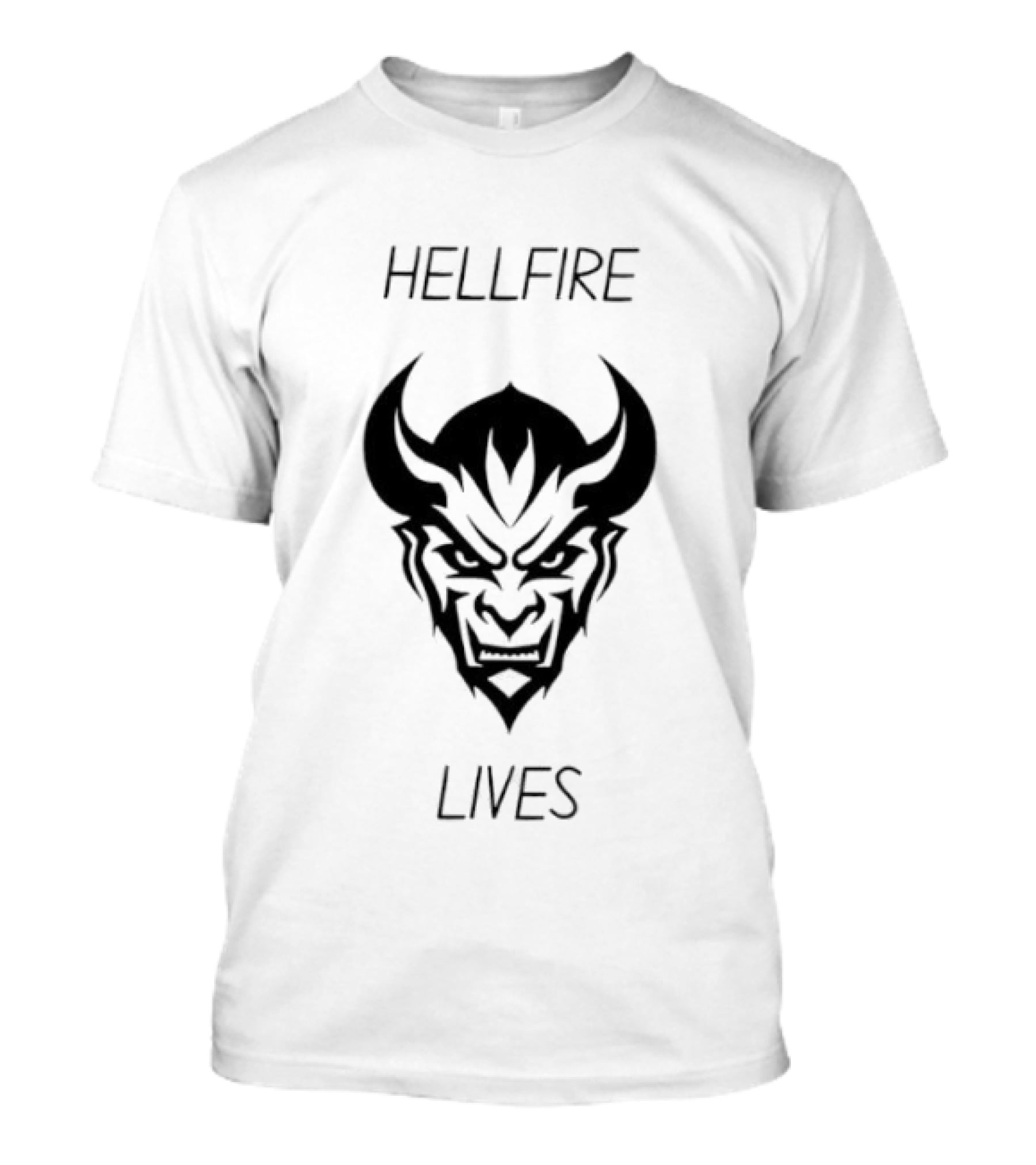 Hellfire Lives Demon Face T-Shirt