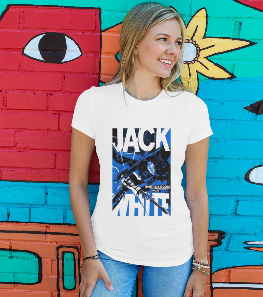 Jack White Seattle WA May 19th 2025 Concert Tour Collectible T-Shirt