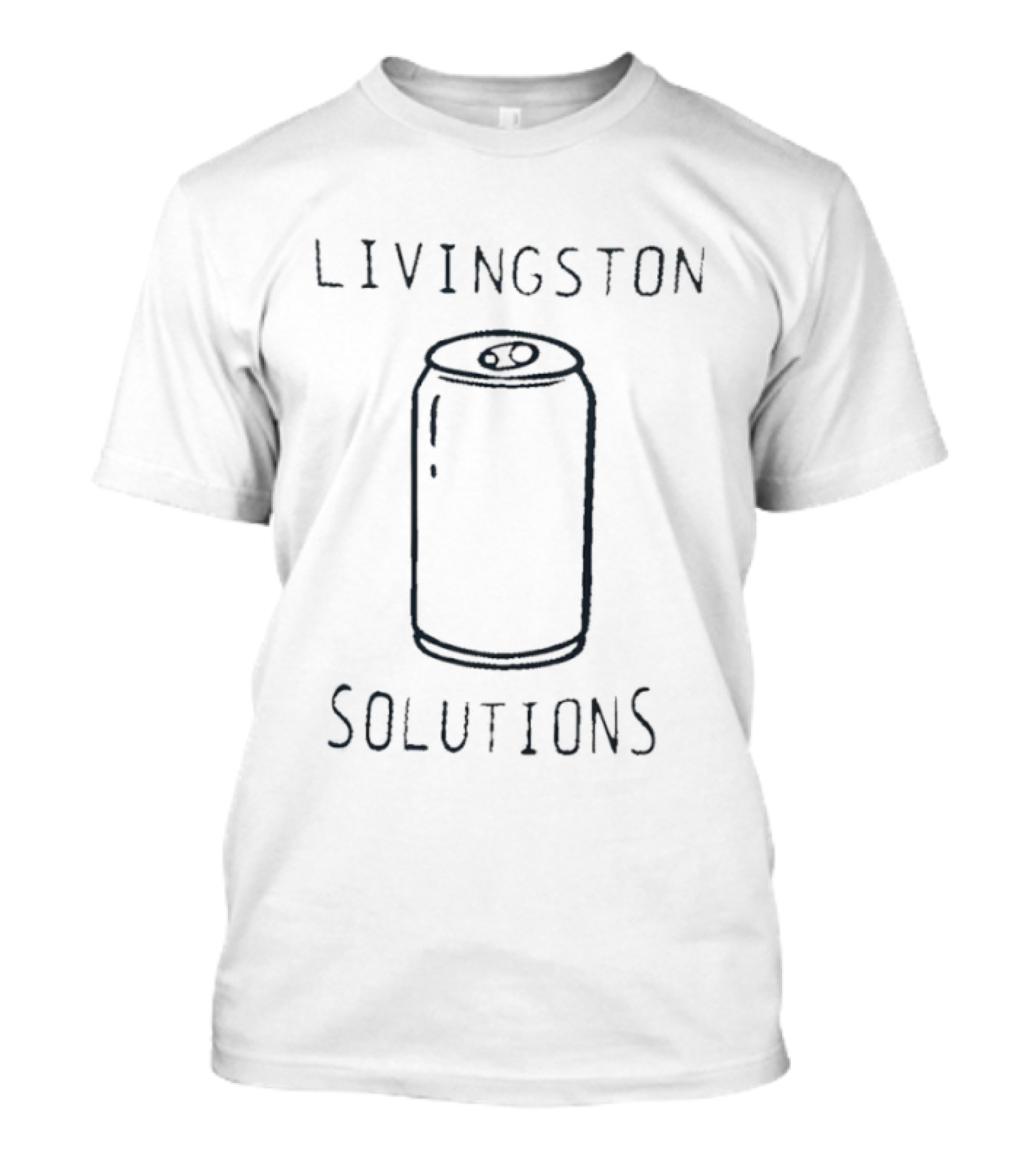 Livingston Solutions Can Of Beer T-Shirt