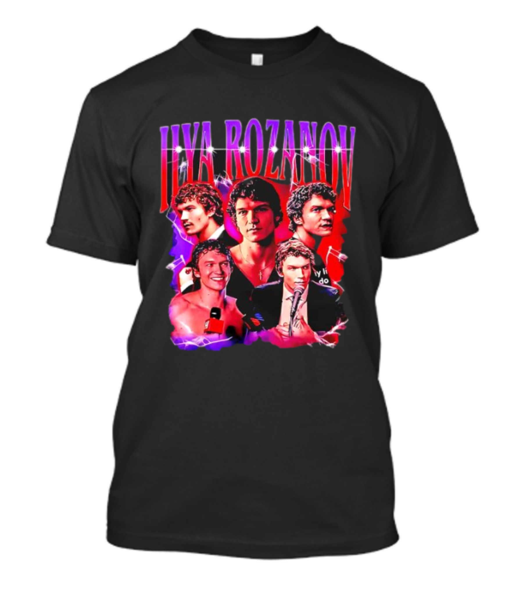 Ilya Rozanov Shane Hollander Vintage Retro 90s Collage T-Shirt