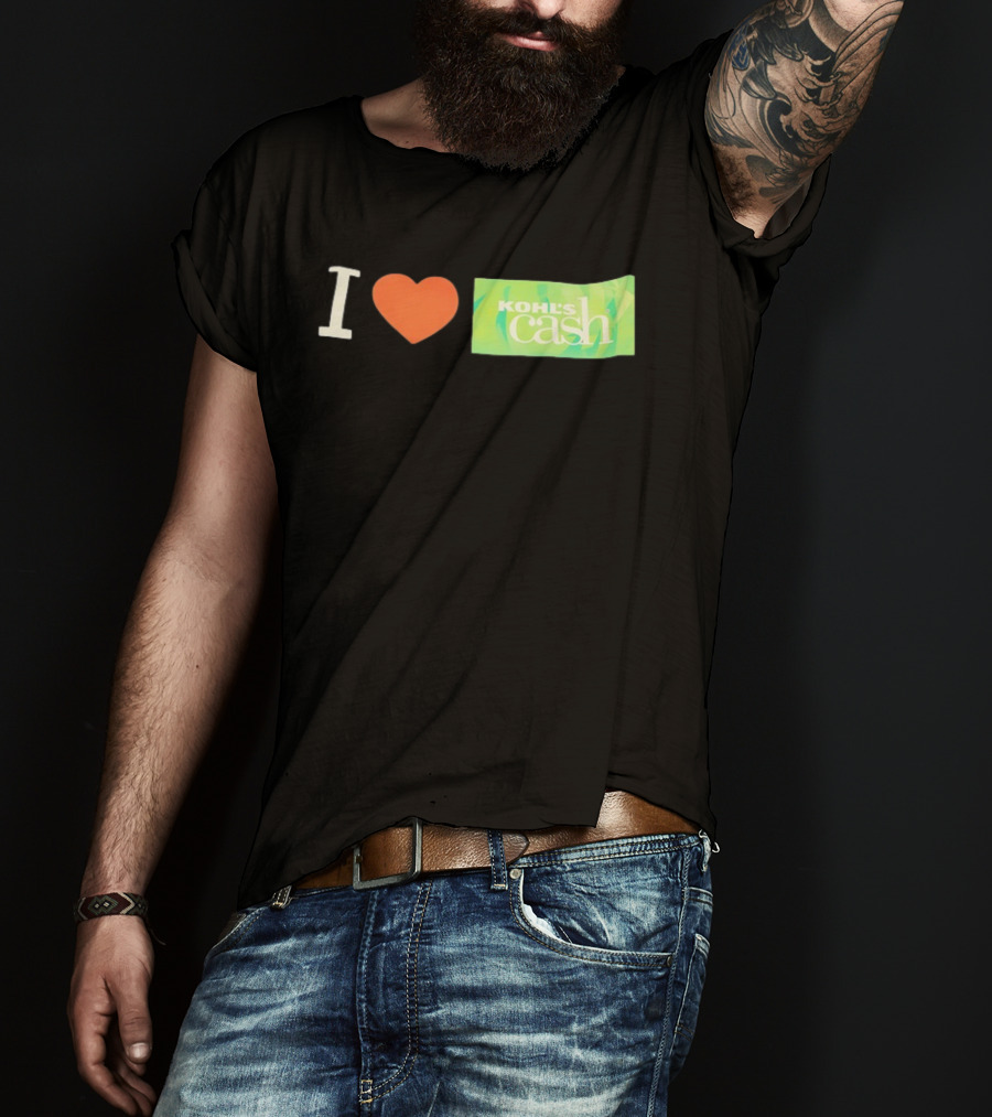 I Love Kohl's Cash Green Heart T-Shirt