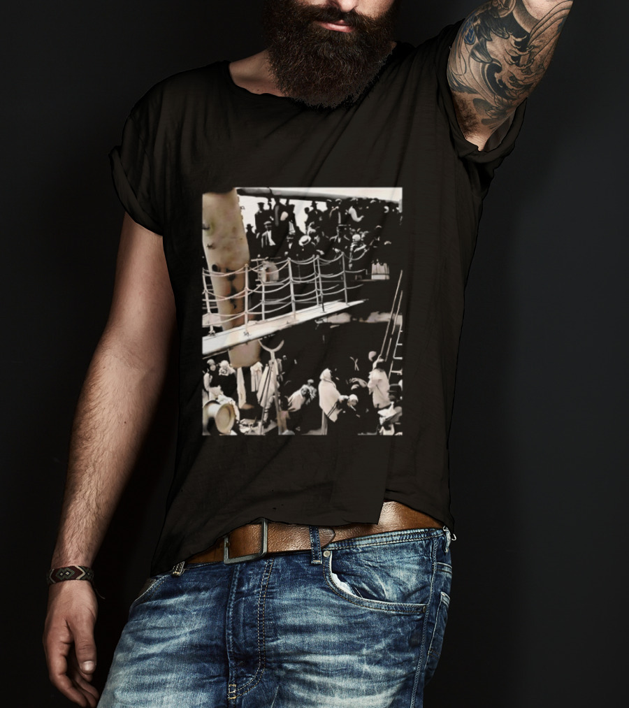 The Steerage Alfred Stieglitz Iconic Photographic Image Steamship Passengers 20th Century T-Shirt
