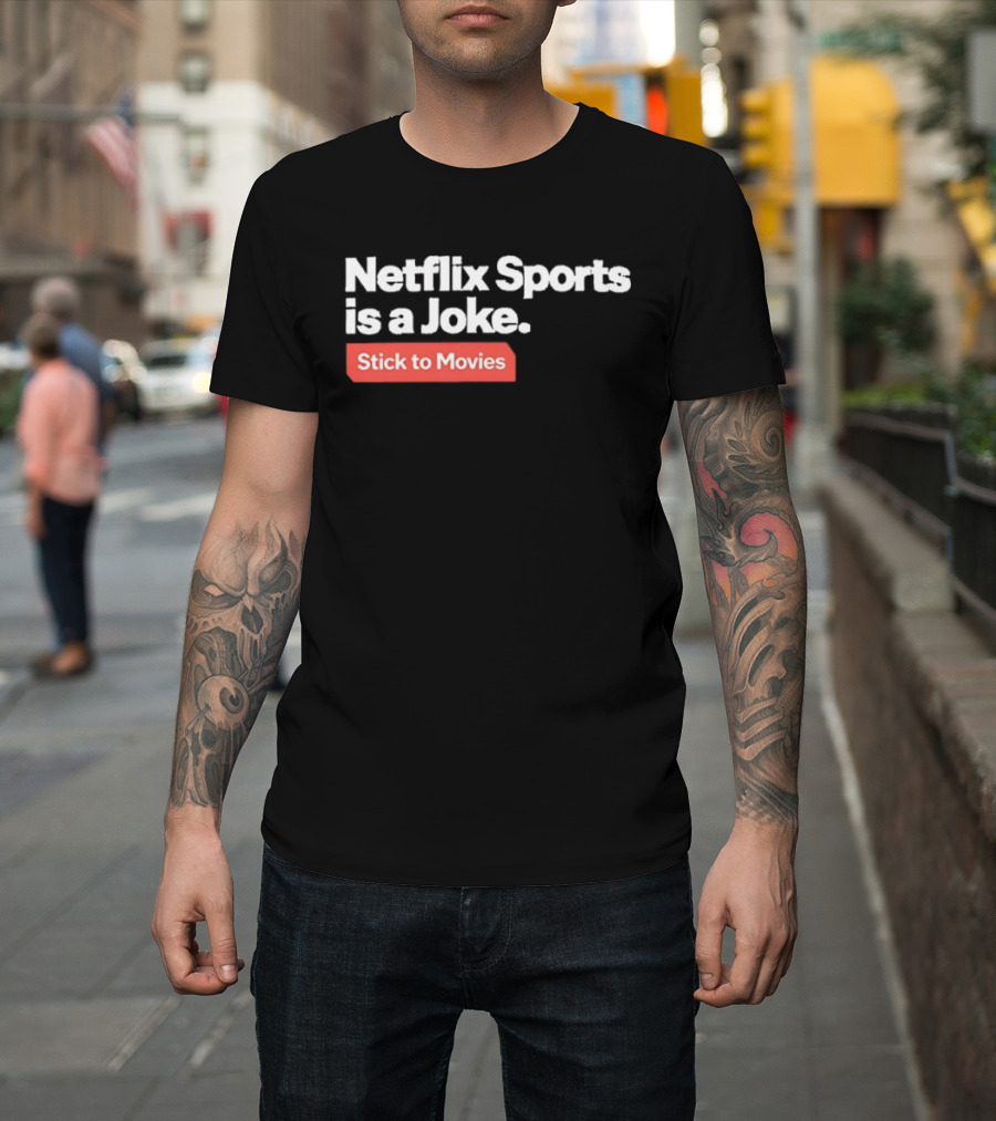 Off Duty Lifeguard Save Yourself Netflix Sports Is A Joke Stick To Movies T-Shirt