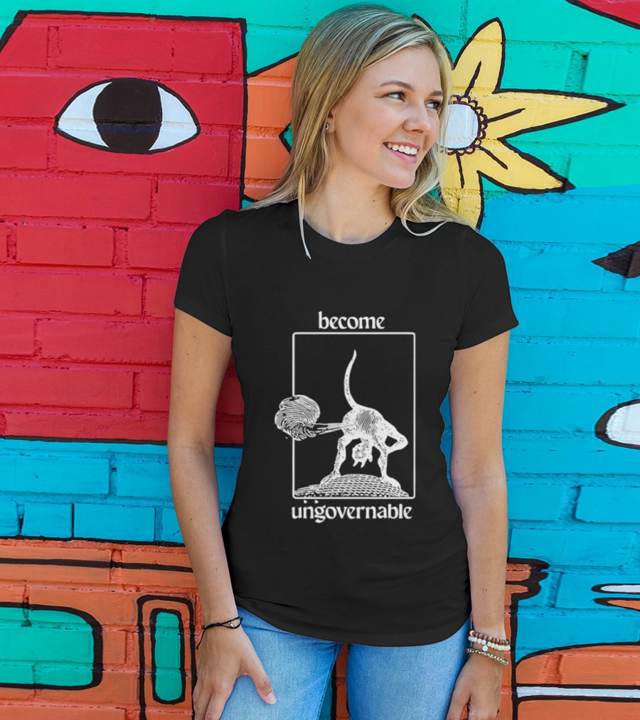 Become Ungovernable Possum With Bat T-Shirt