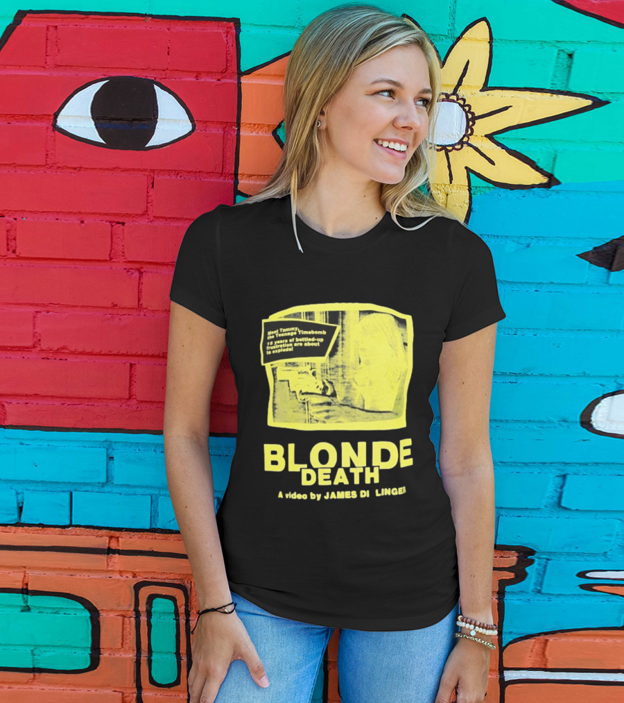Blonde Death Teenage Timebomb Video By James D Lange 12 Years Frustration Explosion T-Shirt