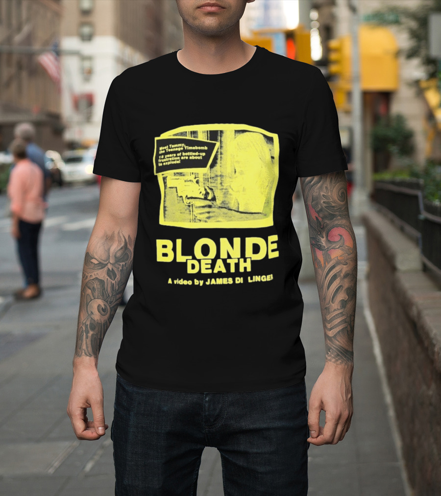 Blonde Death Teenage Timebomb Video By James D Lange 12 Years Frustration Explosion T-Shirt