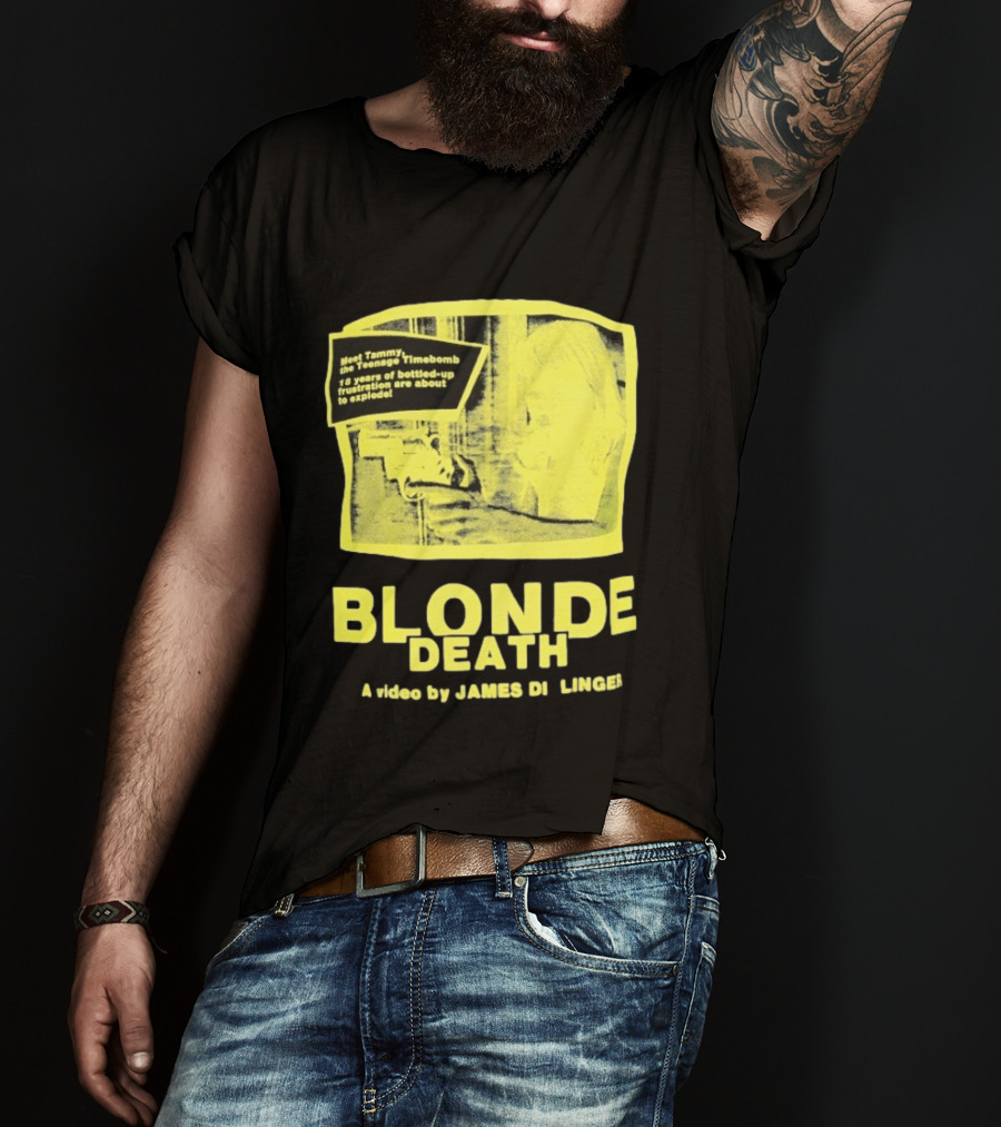 Blonde Death Teenage Timebomb Video By James D Lange 12 Years Frustration Explosion T-Shirt