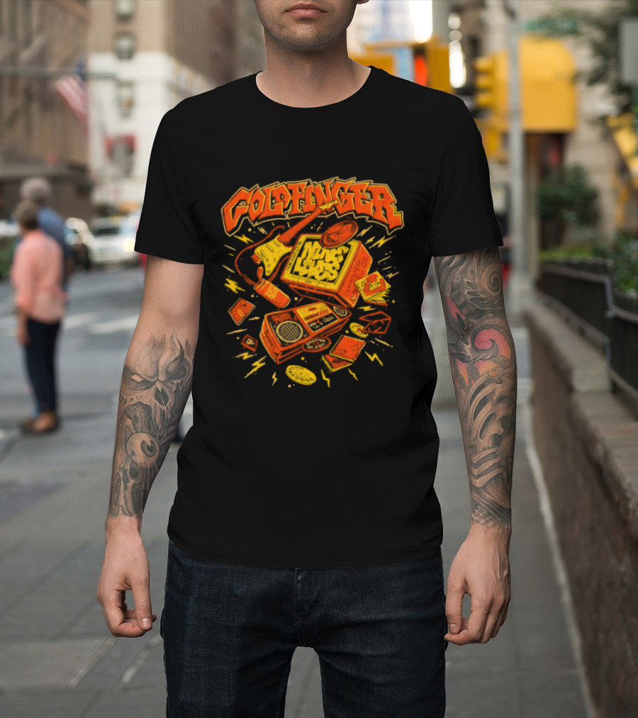 Goldfinger Nine Lives Music Explosive T-Shirt