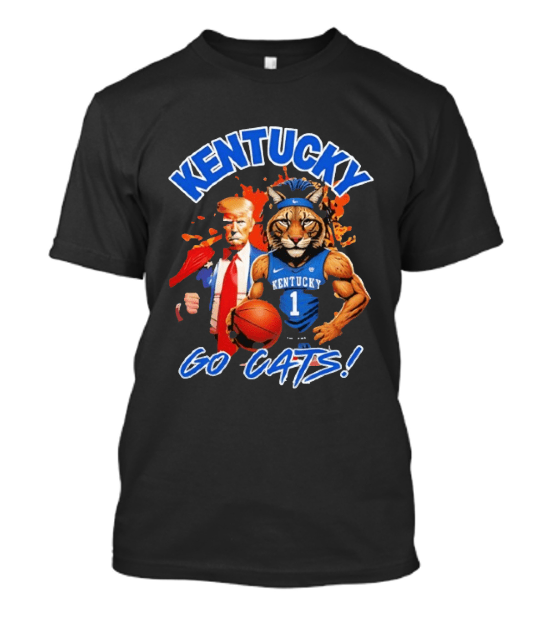 Kentucky Wildcats Trump Basketball Go Cats T-Shirt