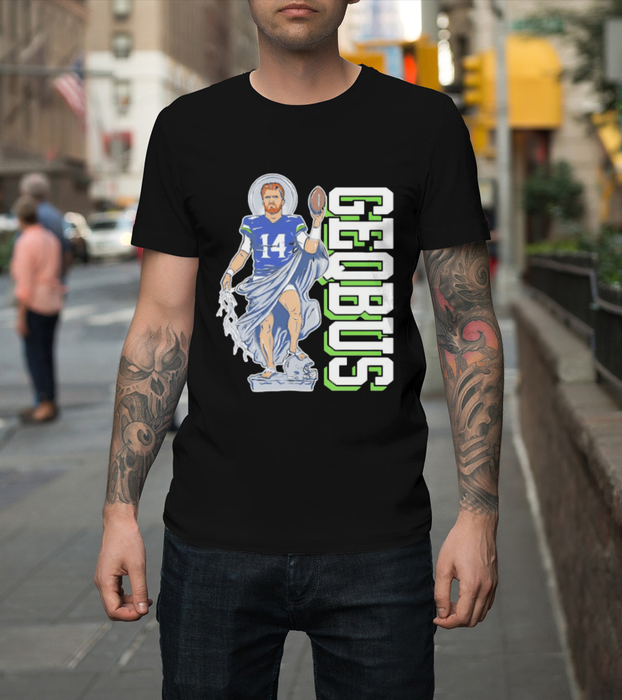Sam Darnold Sea Geqbus Football Halo 14 Jersey T-Shirt