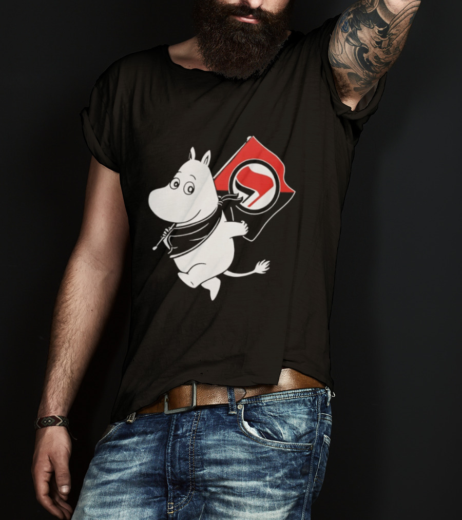 Tom Morello Antifa Moomin Anti Fascist T-Shirt