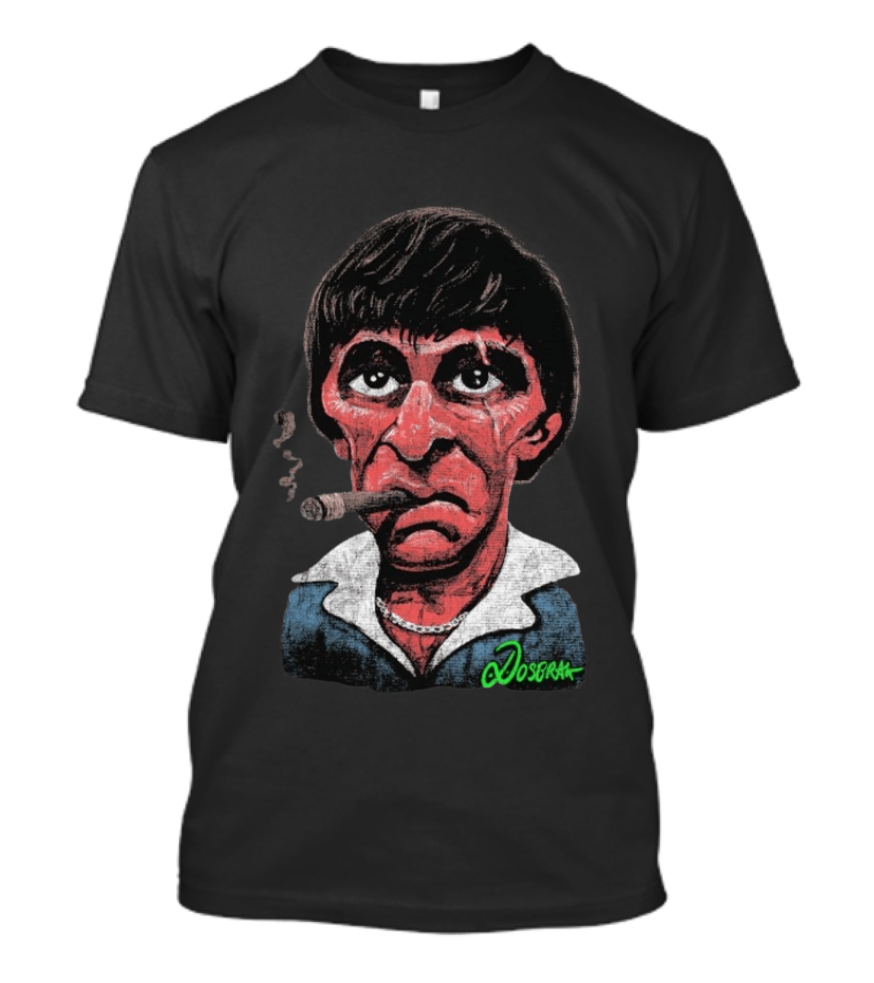 Tony Montana Cigarettes Scarface Dosbrak T-Shirt