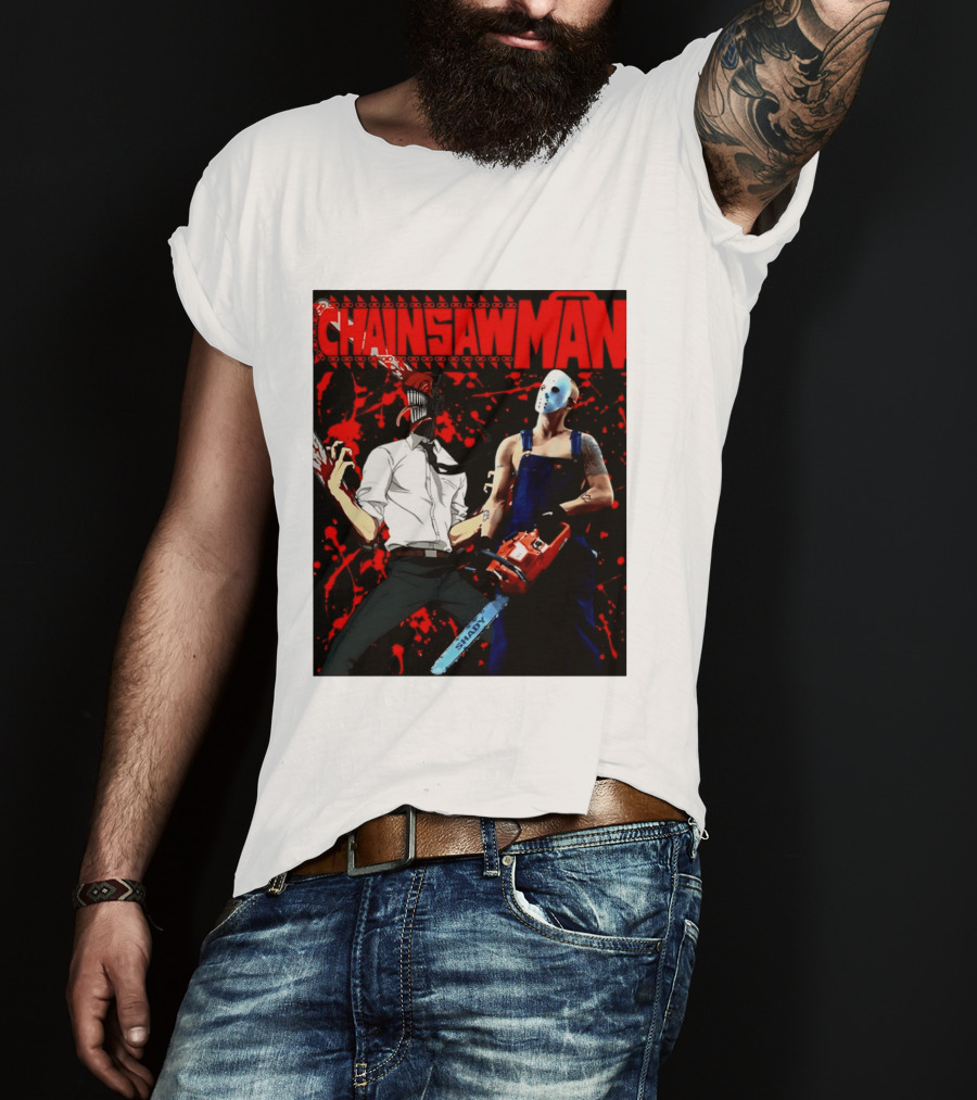 Chainsaw Man Shady Anime Horror T-Shirt