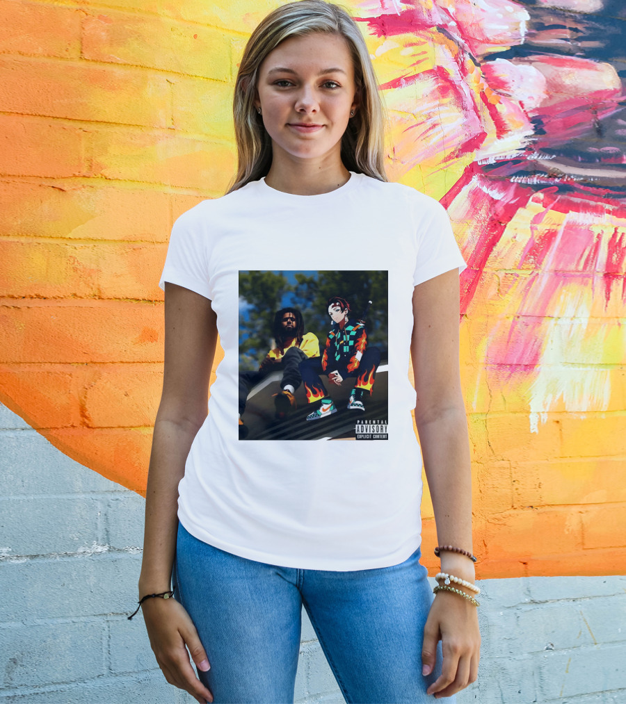 Forest Hills Scru Face Jean Tanjiro Kamado Parental Advisory Explicit Content T-Shirt