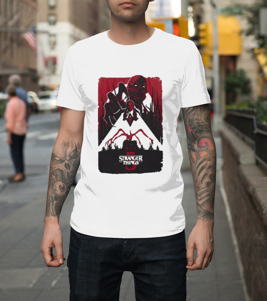 Stranger Things Season 5 Vecna Max Red T-Shirt